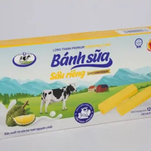Mặt trước Bánh sữa sầu riêng Long Thành Premium