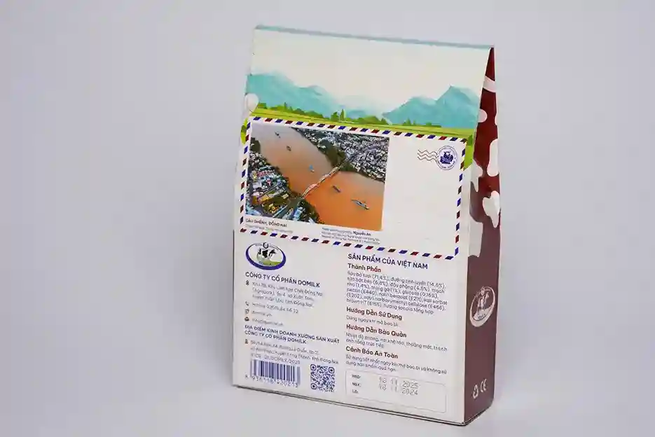 Kẹo sữa Socola Long Thành Premium mat sau