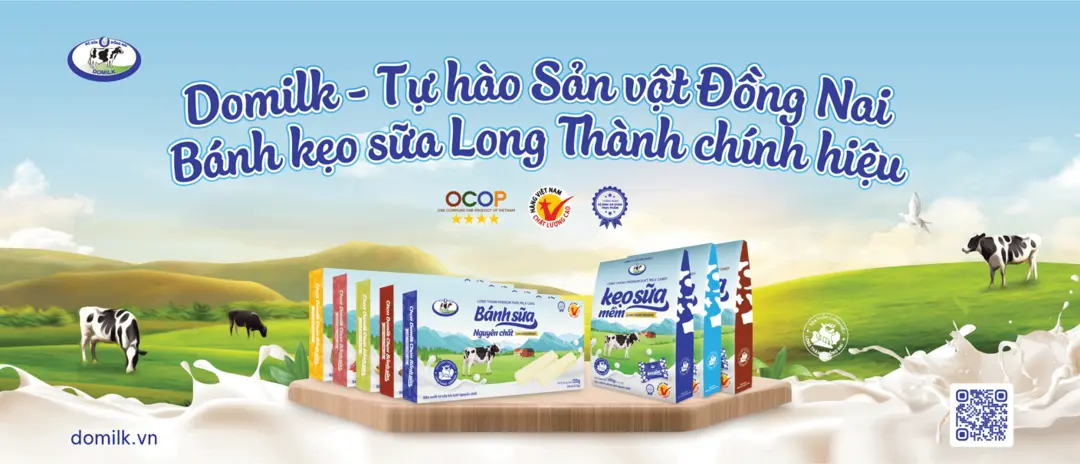 Bánh sữa Long Thành Premium Domilk