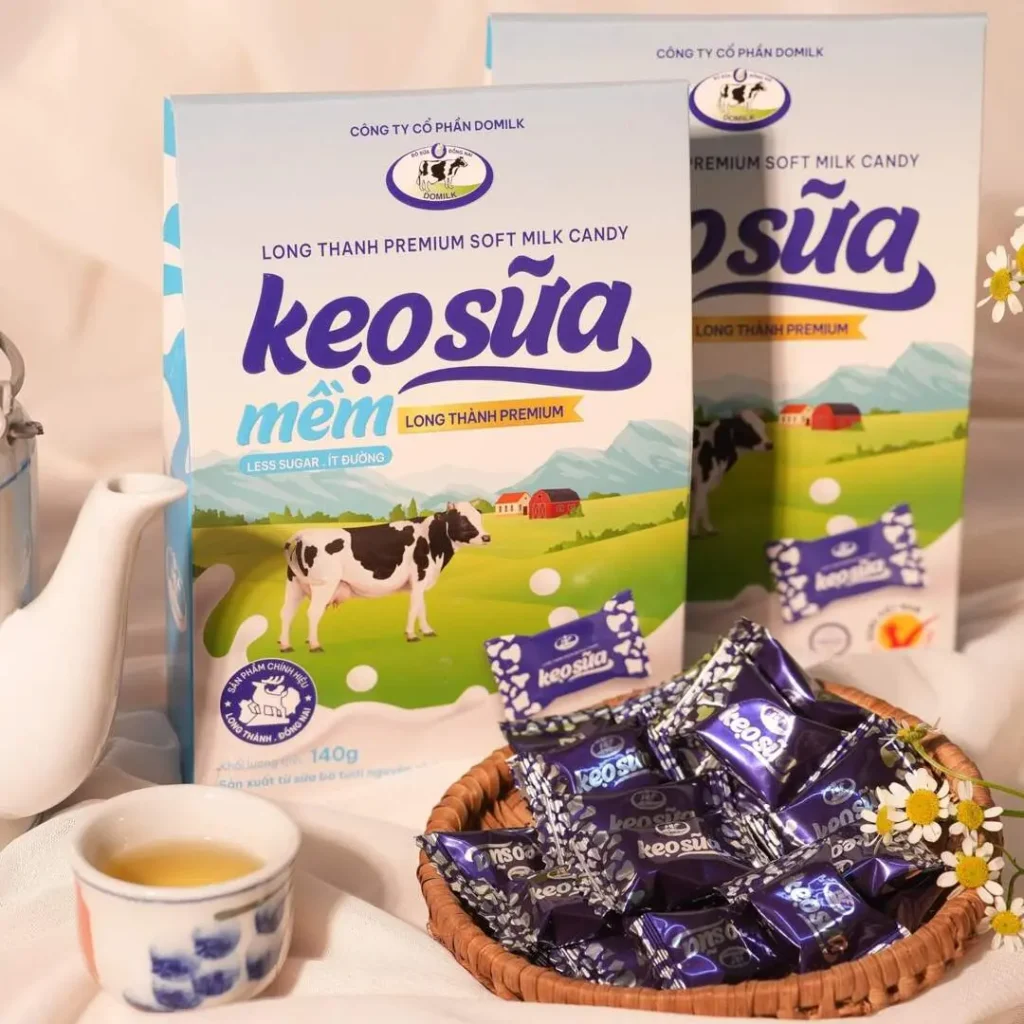 kẹo sữa mềm ít đường