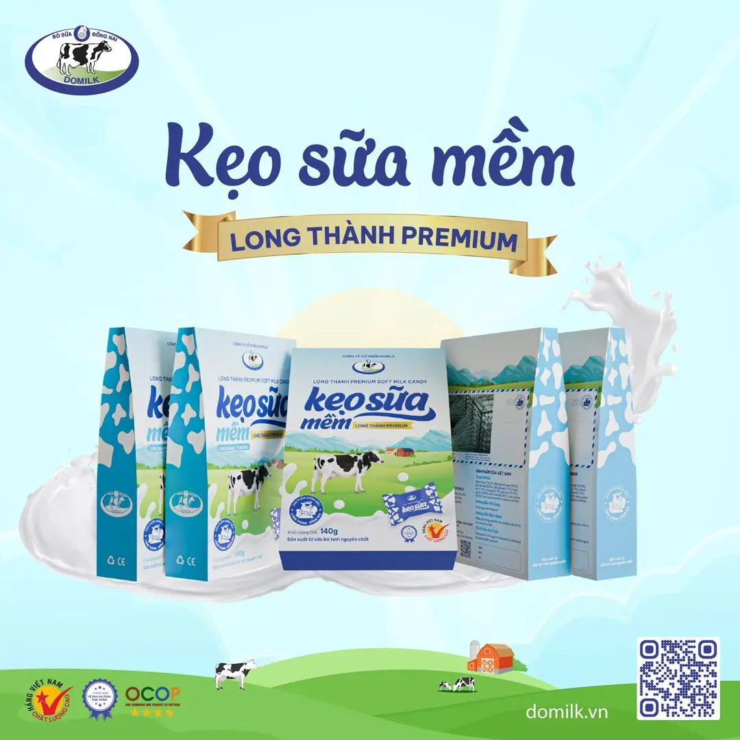 Kẹo sữa mềm Long Thành Prenium