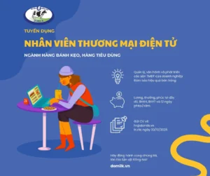 Domilk tuyển dụng nhân viên bán hàng Thương mại điện tử (TMĐT)
