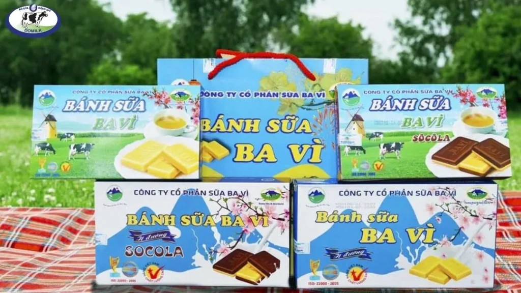 Top 2 dòng bánh sữa Ba Vì và Long Thành vẫn giữ trọn vị xưa 1 Bánh Sữa Ba Vì đặc Sản Từ Vùng Cao Nguyên Sữa