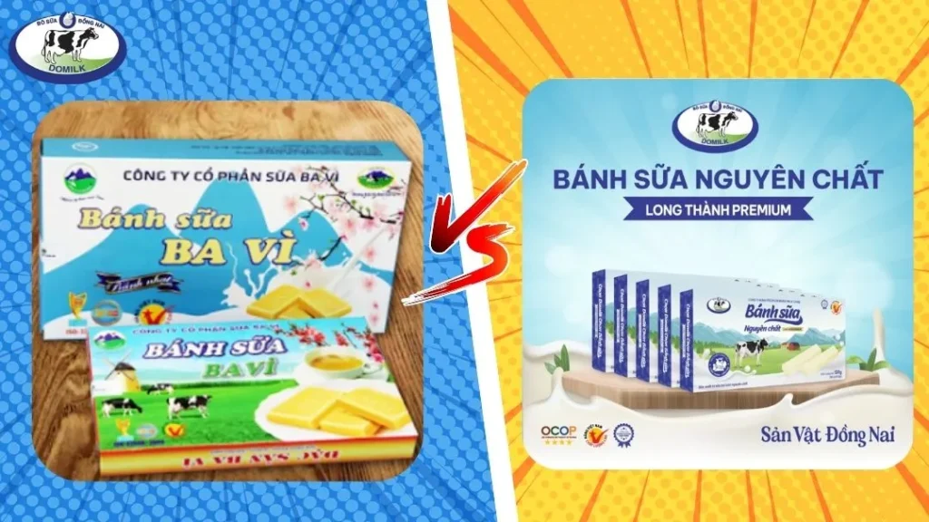 Top 2 dòng bánh sữa Ba Vì và Long Thành vẫn giữ trọn vị xưa 2 So sánh bánh sữa Ba Vì và bánh sữa Long Thành mang tinh thần tự hào Việt