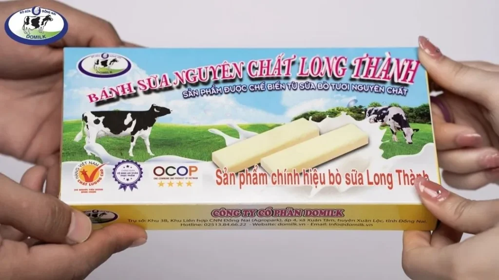 Top 2 dòng bánh sữa Ba Vì và Long Thành vẫn giữ trọn vị xưa 3 Bánh sữa Long Thành Domilk chất lượng tạo niềm tin