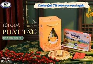 Combo Quà Tết 2026 trọn vẹn ý nghĩa, dễ dàng trao tặng