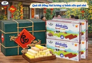 Quà tết Đồng Nai mang hương vị bánh sữa quê nhà thân quen ngày xuân