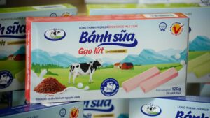 Bánh sữa ít đường Domilk Premium - gạo lứt