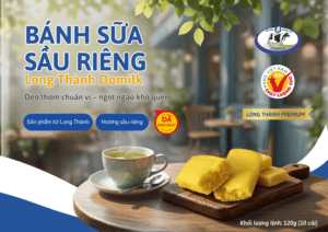 Bánh sữa Sầu riêng Long Thành Domilk - Lựa chọn số 1 trong mùa Sầu riêng 2 Bánh sữa Sầu Riêng Long Thành Domilk