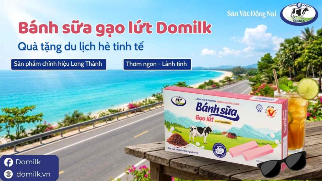 Bánh sữa gạo lứt Domilk Premium