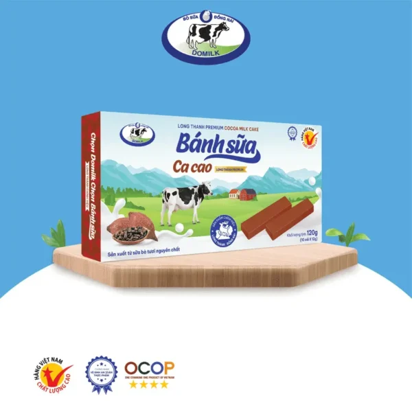 Muốn mua quà Trung thu, chọn ngay 5 sản phẩm này! 2 Bánh sữa cacao Long Thành Premium làm quà Trung thu