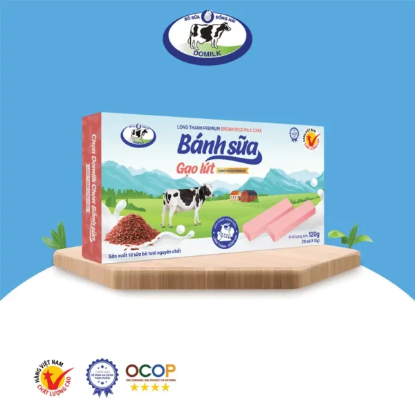 Muốn mua quà Trung thu, chọn ngay 5 sản phẩm này! 3 Bánh sữa gạo lứt Long Thành Premium làm quà Trung thu
