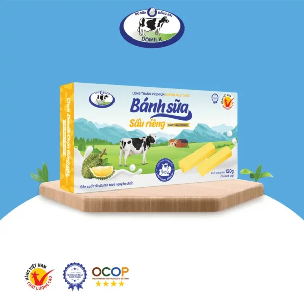 Muốn mua quà Trung thu, chọn ngay 5 sản phẩm này! 5 Bánh sữa sầu riêng Long Thành Premium làm quà Trung thu